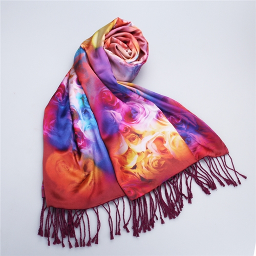 印花復(fù)合披肩