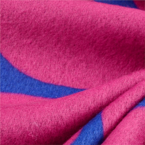 秋冬印花開(kāi)叉披肩