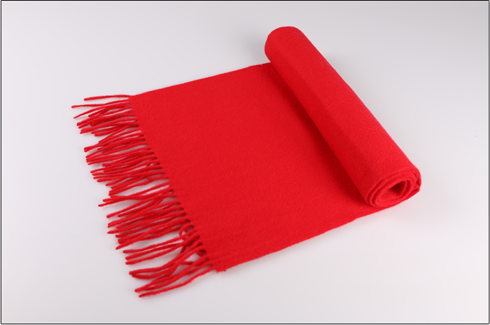 大紅圍巾 羊絨圍巾 禮品圍巾 圍巾定制