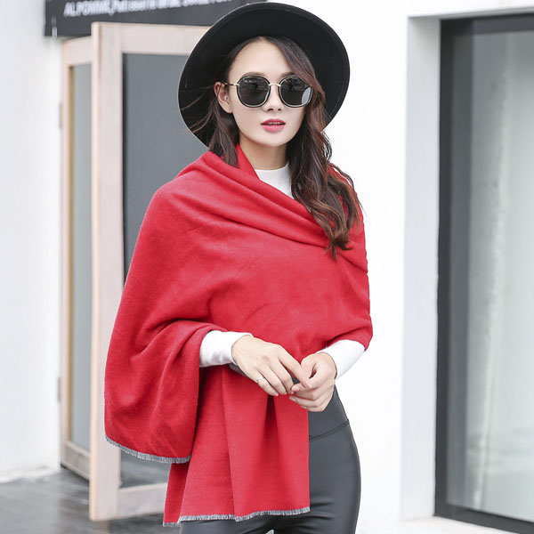 純色雙面披肩 純色雙面披肩